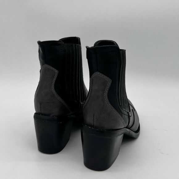 SOLD 🫶🏽 SEVEN7 Tuxedo Tex Ankle Booties (various sizes available) Vegan - Picture 12 of 14